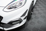Maxton Parts - Stoßstangen Flaps Wings vorne Canards passend für Ford Fiesta Mk8 ST/ ST-Line schwarz matt