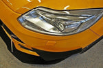 Maxton Parts - Stoßstangen Flaps Wings vorne Canards passend für Ford Focus ST Mk3 schwarz matt