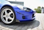 Maxton Parts - Stoßstangen Flaps Wings vorne Canards passend für Honda S2000 schwarz matt