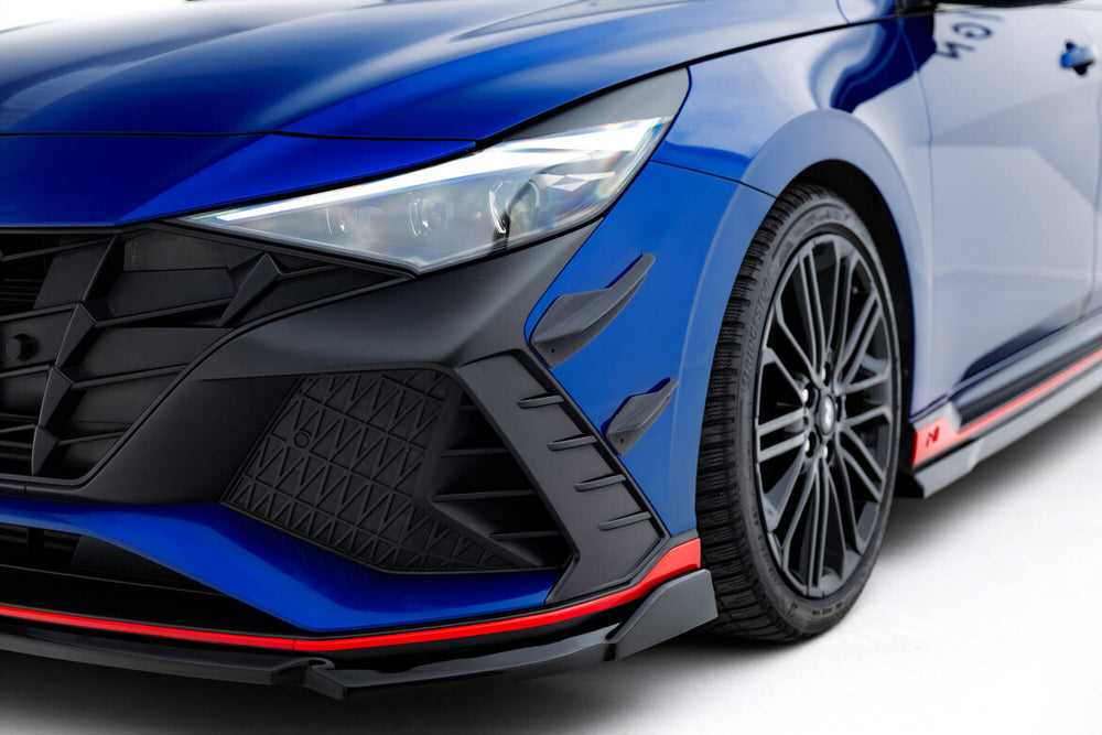 Maxton Parts - Stoßstangen Flaps Wings vorne Canards passend für Hyundai Elantra N Mk7