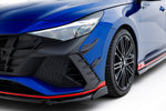 Maxton Parts - Stoßstangen Flaps Wings vorne Canards passend für Hyundai Elantra N Mk7