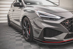 Maxton Parts - Stoßstangen Flaps Wings vorne Canards passend für Hyundai I30 N / I30 N-Line Hatchback/Fastback Mk3 FL