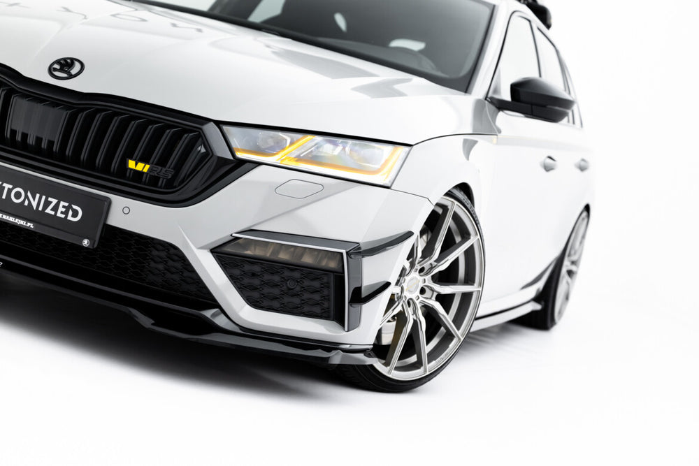 Maxton Parts - Stoßstangen Flaps Wings vorne Canards passend für Skoda Octavia RS Mk4