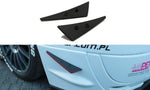 Maxton Parts - Stoßstangen Flaps Wings vorne Canards passend für Subaru Impreza WRX STI (BLOBEYE) schwarz matt