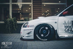 Maxton Parts - Stoßstangen Flaps Wings vorne Canards passend für Subaru Impreza WRX STI (BLOBEYE) schwarz matt