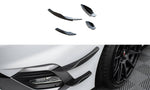 Maxton Parts - Stoßstangen Flaps Wings vorne Canards V.2 passend für Ford Fiesta Mk8 ST / ST-Line