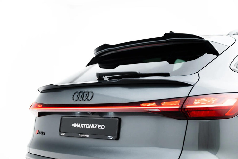 Maxton Parts - Unterer Heckspoiler Lippe passend für Audi SQ5 / Q5 S-Line Sportback Mk3 schwarz Hochglanz