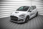 Maxton Parts - Verlängerung Motorhaube passend für Ford Fiesta Standard/ ST-Line/ ST schwarz Hochglanz