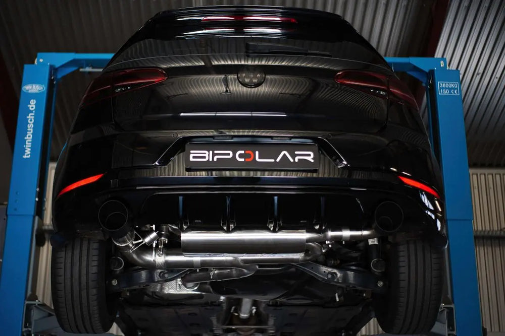 VW Golf 7 GTI 3.5 Zoll Grail Exhaust an HJS