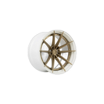 Z-Performance ZP.MODULAR 1 | SUPER DEEP CONCAVE 10.5x20 ET15 - Champagne Nuggets Center - Pure White Lip