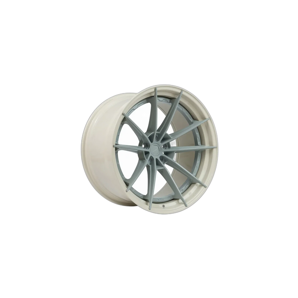 Z-Performance ZP.MODULAR 1 | SUPER DEEP CONCAVE 10.5x20 ET15 - Stone Grey Center - Vanilla Ice Lip